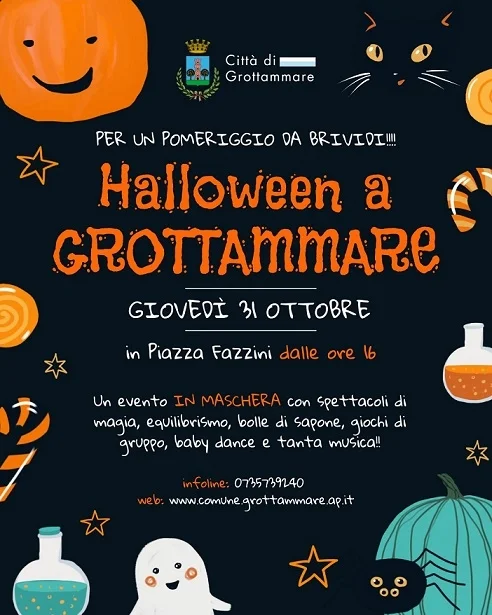 Halloween a Grottammare, per un pomeriggio da brividi
