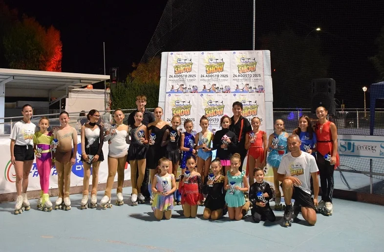 Pattinaggio Artistico: successo di pubblico per l'Artisti Roller Show alla pista "F. Panfili"