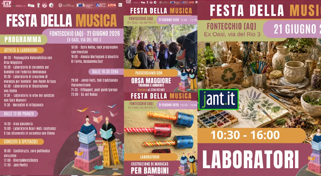 FESTA DELLA MUSICA ALL'OASI DI FONTECCHIO
