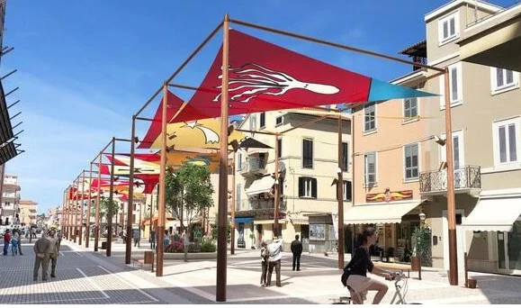 PIAZZA MONTEBELLO: LE VELE AVREBBERO TENUTO CON LA GRANDINATA DI LUGLIO?