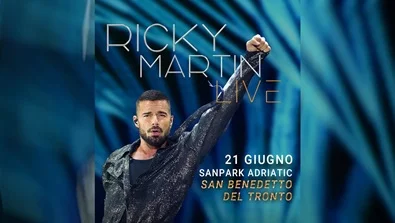 Ricky Martin torna in Italia, unica data il 21 giugno a San Benedetto del Tronto 