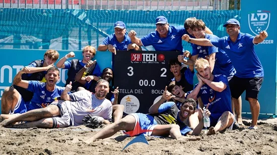 SERIE A BEACH SOCCER: LA STELLA DEL MARE CONQUISTA LA SUA PRIMA STORICA VITTORIA CONTRO BOLOGNA