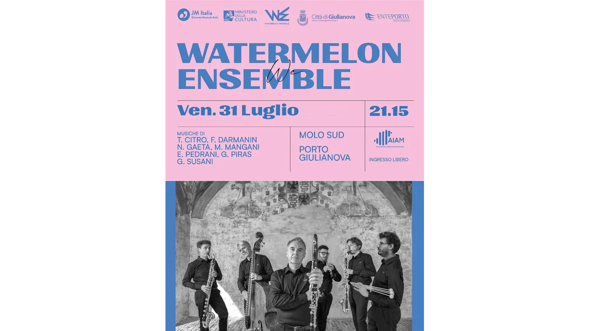Esibizione del Watermelon Ensemble al Molo Sud di Giulianova