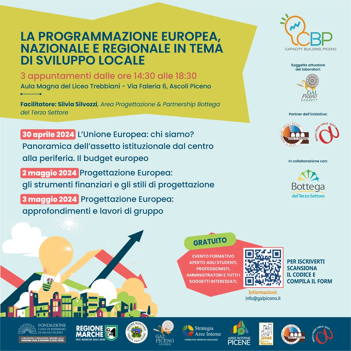 Ad Ascoli si torna sui banchi di scuola con il progetto Capacity Building Piceno