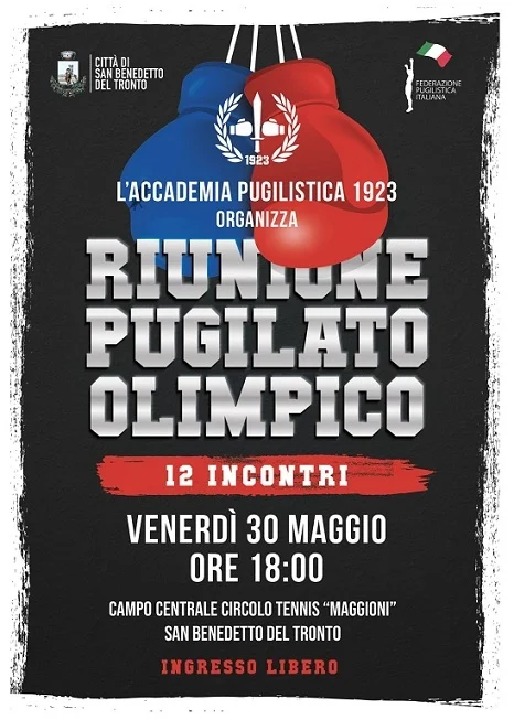 Venerdì 30 maggio la boxe arriva al “Maggioni”