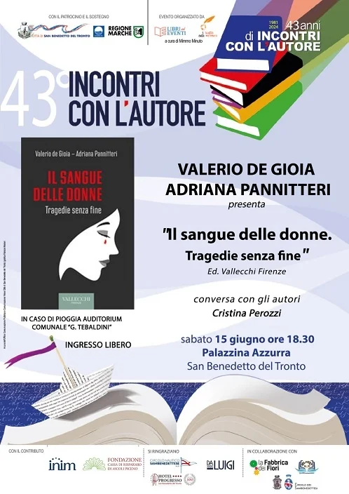 Primo incontro per la 43a edizione di "Incontri con l'autore" alla Palazzina Azzurra