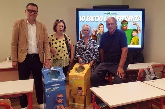 PICENAMBIENTE IN PRIMA LINEA PER L’EDUCAZIONE AMBIENTALE DELLE NUOVE GENERAZIONI: LA RACCOLTA DIFFERENZIATA ENTRA NELLE AULE CON GLI “HEROBOX”