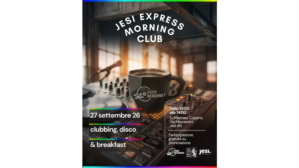 JESI MORNING CLUB: A JESI LA DOMENICA MATTINA SI BALLA