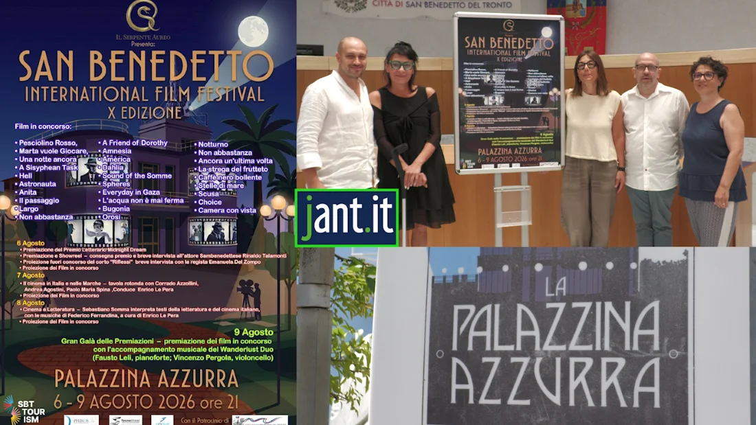 Al via, dal 6 al 9 agosto 2026, la X edizione del San Benedetto International Film Festival