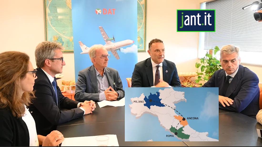 Accordo tra DAT e ITA AIRWAYS per migliorare la viabilità aerea della Regione Marche