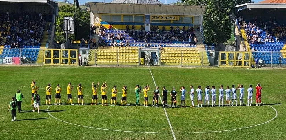 Fermana sconfitta in casa dall’Isernia, ma è uno 0-2 bugiardo