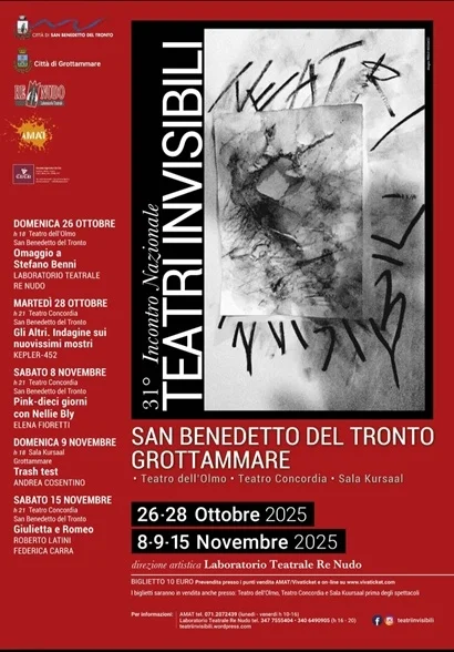 31° INCONTRO NAZIONALE DEI TEATRI INVISIBILI