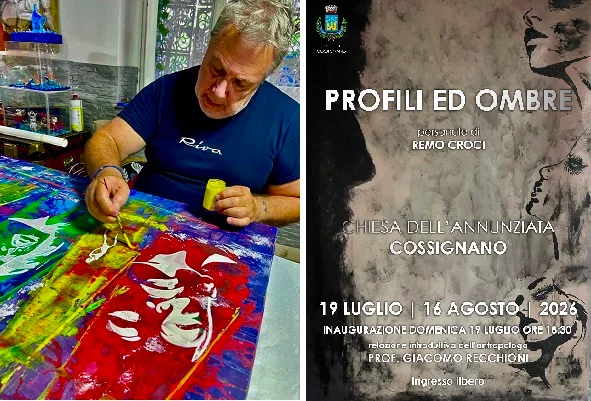 "Profili ed Ombre", mostra personale di Remo Croci