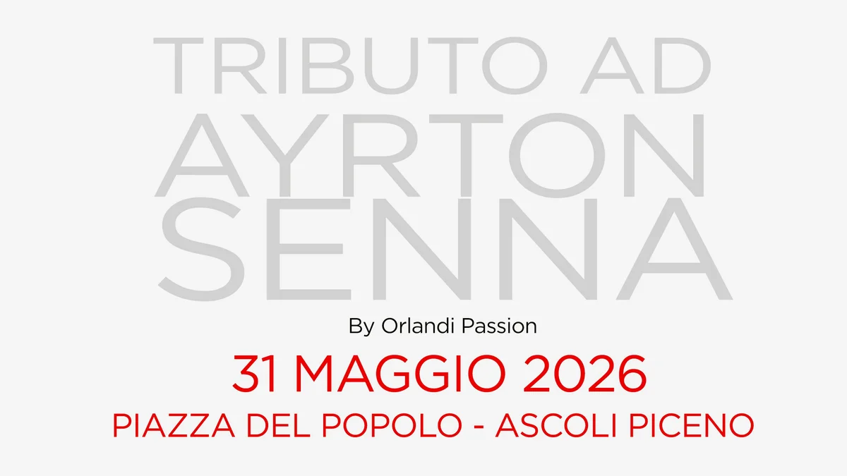 Ad Ascoli il tributo ad Ayrton Senna, appuntamento domenica 31 maggio in Piazza del Popolo