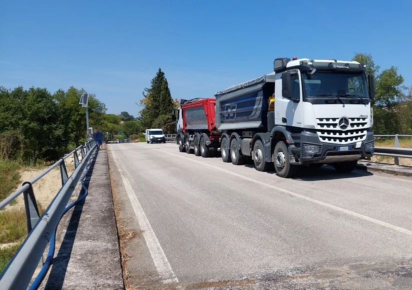 ALLUVIONE 2022: PONTE DEL VALLONE A SENIGALLIA, CONCLUSE LE PROVE DI COLLAUDO