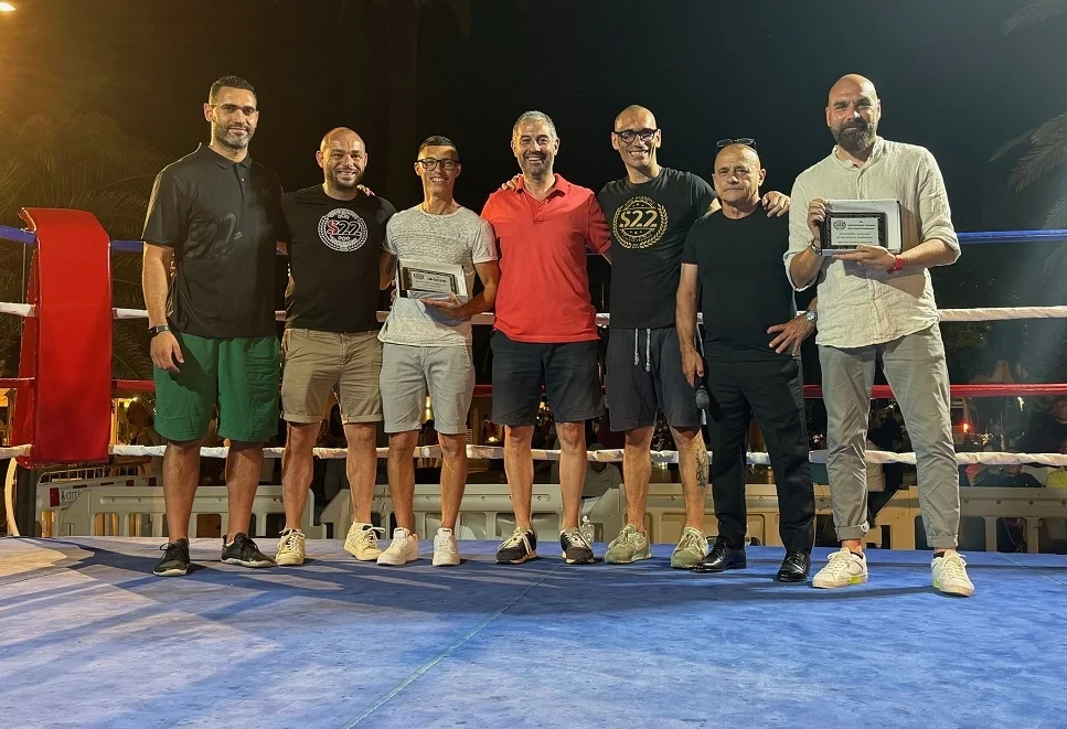 Riunione pugilistica in piazza Kursaal a Grottammare