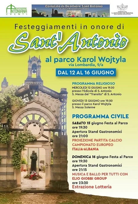 Festa del quartiere S. Antonio al Parco Wojtyla
