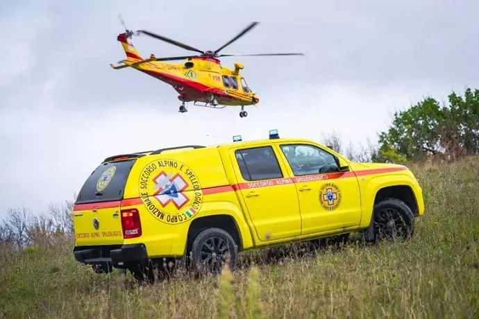 Infortunio sul Vettore per un'escursionista, intervento del Soccorso alpino 