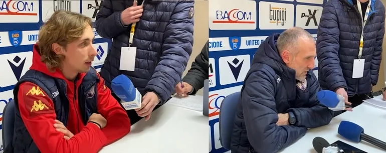 Dopo gara di United Riccione vs US Sambenedettese