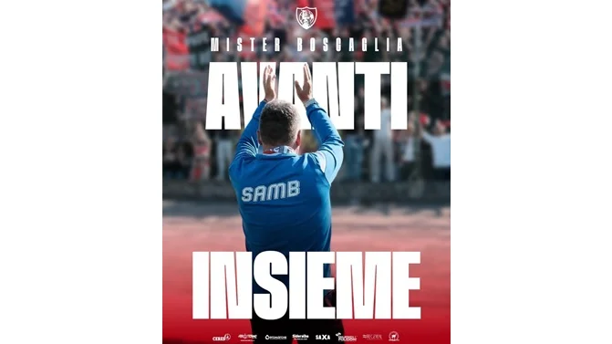 SAMB, AVANTI INSIEME CON MISTER BOSCAGLIA