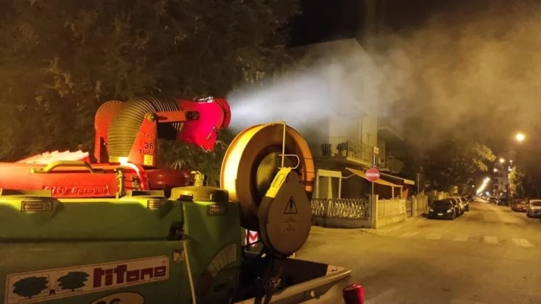 Disinfestazione, nuovo intervento nella notte tra il 13 e il 14 giugno