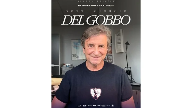 IL DOTT. GIORGIO DEL GOBBO E’ IL NUOVO RESPONSABILE SANITARIO ROSSOBLU’