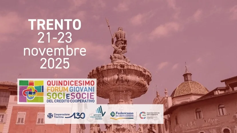 Il Gruppo GiovaniLab della Banca di Ripatransone e del Fermano al 15° Forum Nazionale dei Giovani Soci BCC di Trento