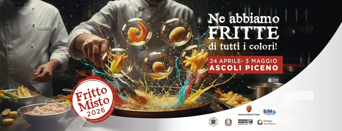 Fritto Misto torna ad Ascoli Piceno: la XXII edizione accende la città tra gusto, cultura e nuove atmosfere