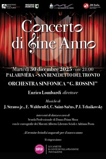 Grande concerto di fine anno al “Palariviera”