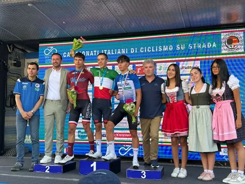 A Laives, terzo posto della rappresentativa FCI Marche con l’allievo Giulio Vitali ai Campionati Italiani su strada