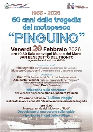 Sessant’anni fa la tragedia del motopesca “Pinguino”