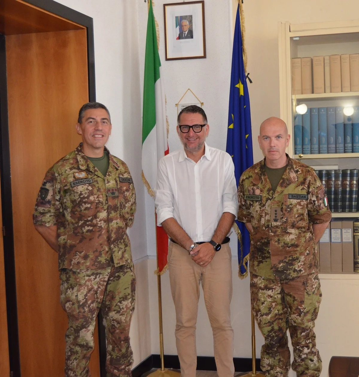 Visita in Provincia dei vertici del Reggimento Piceno