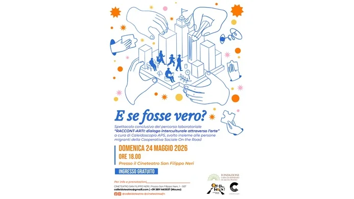 Il 22 e il 24 maggio al Cineteatro San Filippo Neri va in scena il teatro sociale