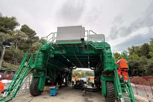 Si va verso la piena operatività dello scudo mobile nella Galleria Vinci in A14 tra Pedaso e Grottammare 