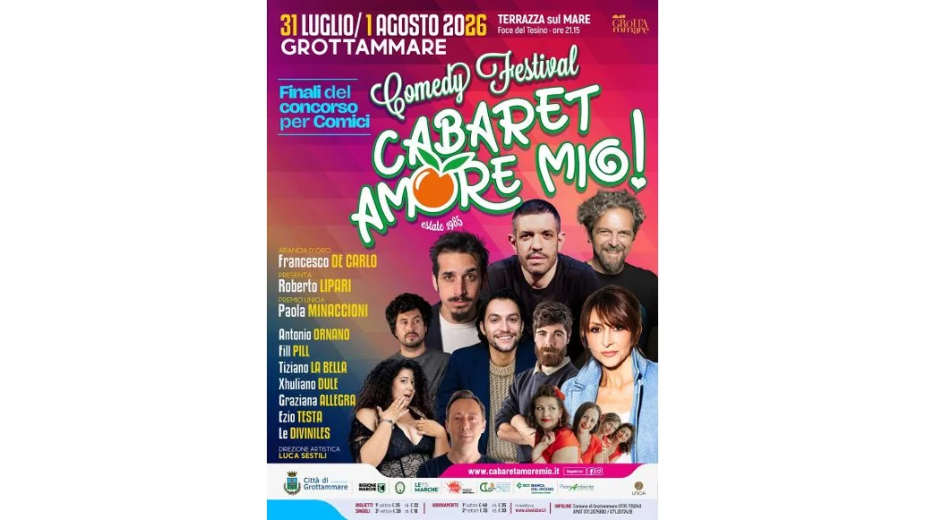 Cabaret, amoremio! Grottammare pronta a due serate con grandi ospiti e nuovi talenti 