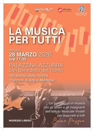 “Conversazioni con il Vivaldi”, sabato 28 marzo appuntamento in Palazzina Azzurra