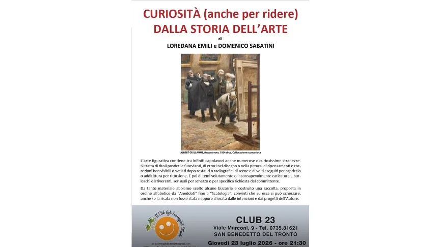 CURIOSITA (ANCHE PER RIDERE) DALLA STORIA DELL'ARTE DI LOREDANA EMILI E DOMENICO SABATINI 