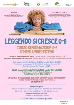 Un nuovo ciclo di formazione sulla lettura per educatori e insegnanti della fascia 0 – 6 anni