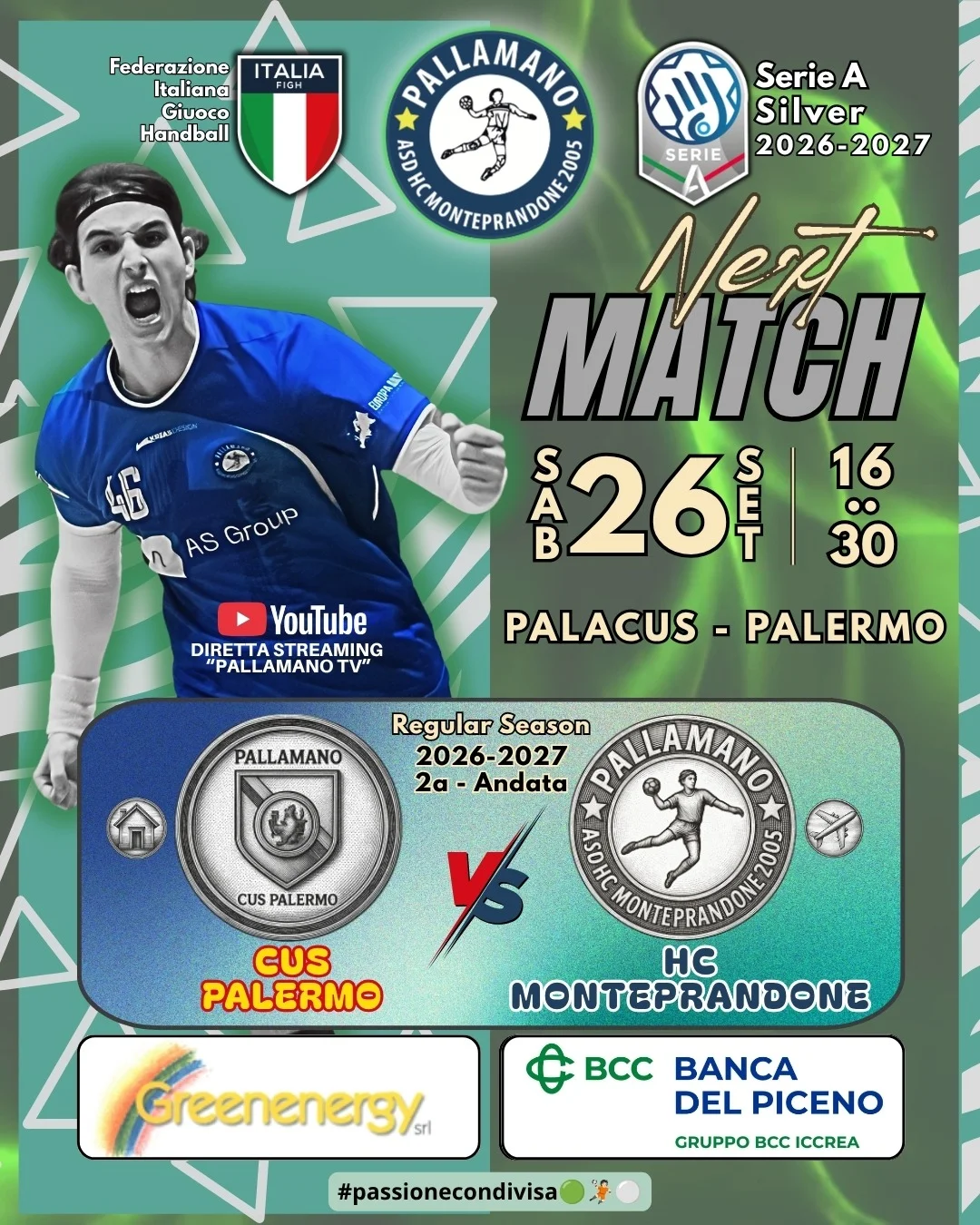  Serie A Silver: sabato si vola a Palermo 