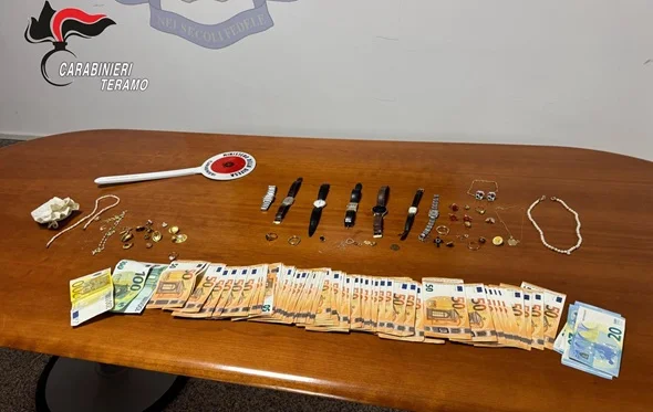 TERAMO, TRUFFA AI DANNI DI UN’ANZIANA: I CARABINIERI ARRESTANO DUE PERSONE E RECUPERANO L’INTERA REFURTIVA 