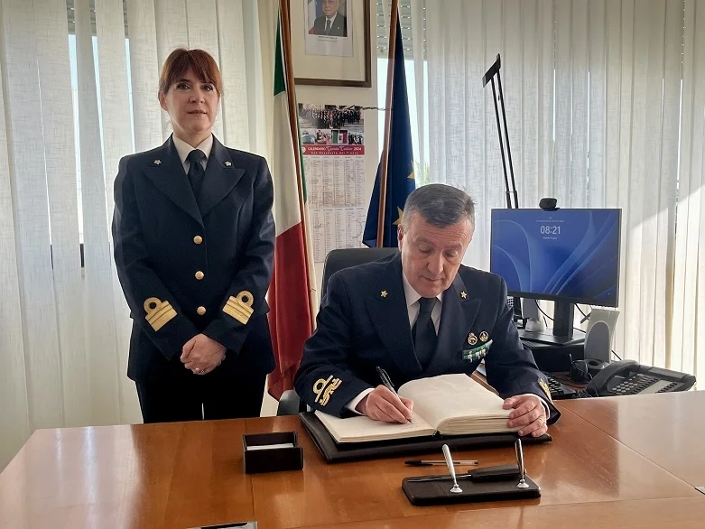 Il Direttore Marittimo delle Marche in visita alla Capitaneria di porto di San Benedetto del Tronto