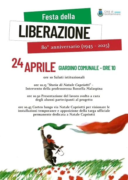 80° Liberazione, la Città ricorda il partigiano Natale Capriotti