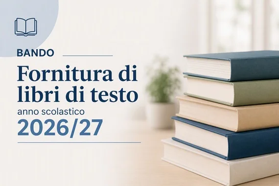 Fornitura dei testi scolastici, aperto il bando per avere i contributi