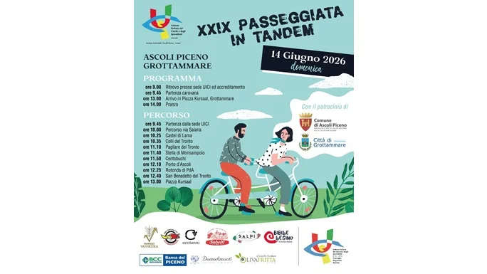In Tandem fino al mare insieme alla Fiab