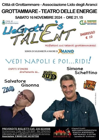 Bertoli si avvicina al sold-out, la Lido degli Aranci inizia con il botto la stagione di eventi invernale a Grottammare