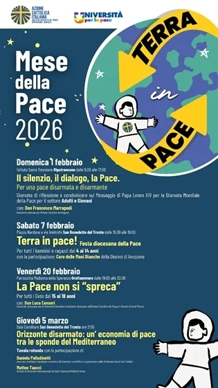 “Terra in Pace”: l’AC della Diocesi di San Benedetto del Tronto lancia il Mese della Pace 2026