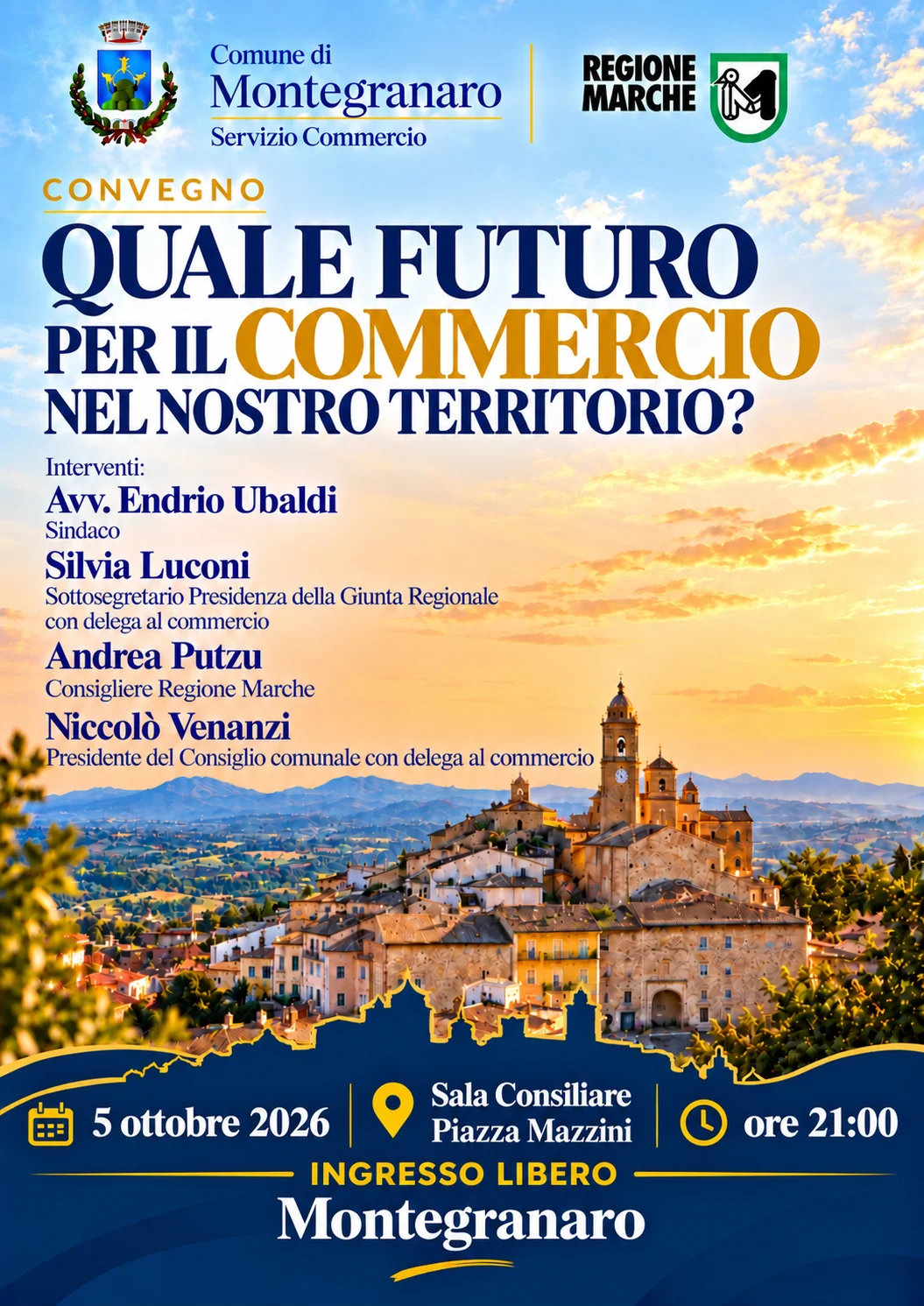 Quale futuro per il Commercio del nostro territorio?”, a Montegranaro arriva il relativo convegno