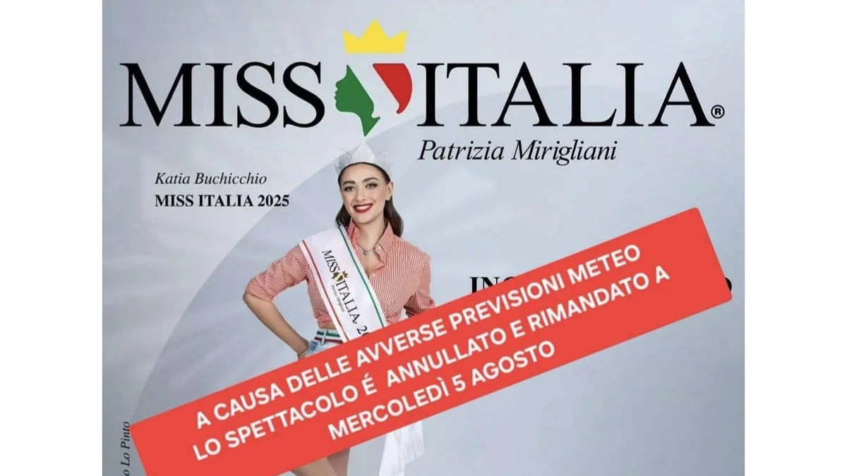 Miss Italia, c’è la data del recupero