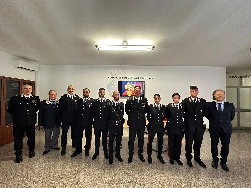 Il Comandante Provinciale Col. Pasquale Saccone ha salutato il Brigadiere Capo Q.S. Emiliano Rocco Ferrante che tra pochi giorni lascerà il servizio attivo