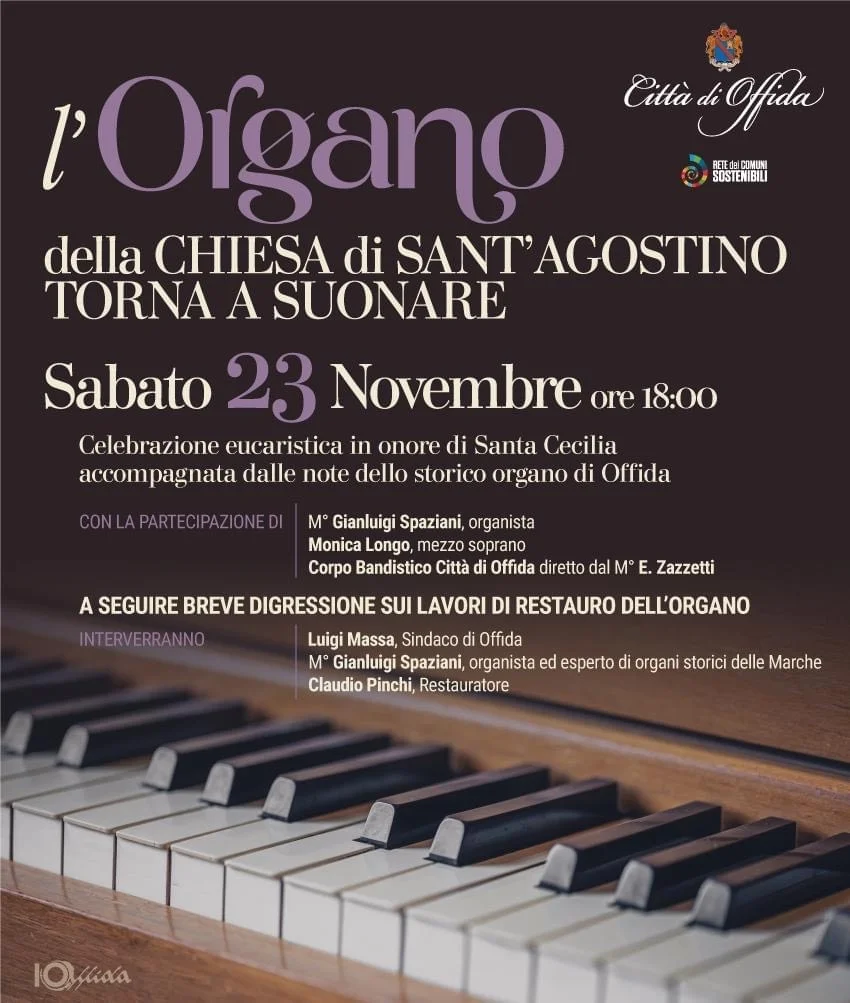 L'organo della Chiesa Sant'Agostino torna a suonare